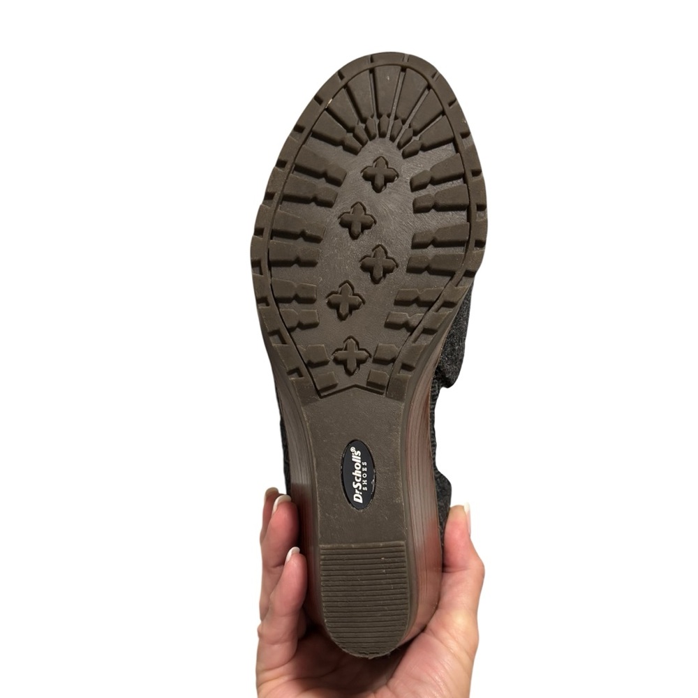 Dr. Scholls- “Noelle” Gray Felt Wedge Ankle Boots – Size‎ 7 - 2.5” Wedge Heel S4 - Picture 9 of 12